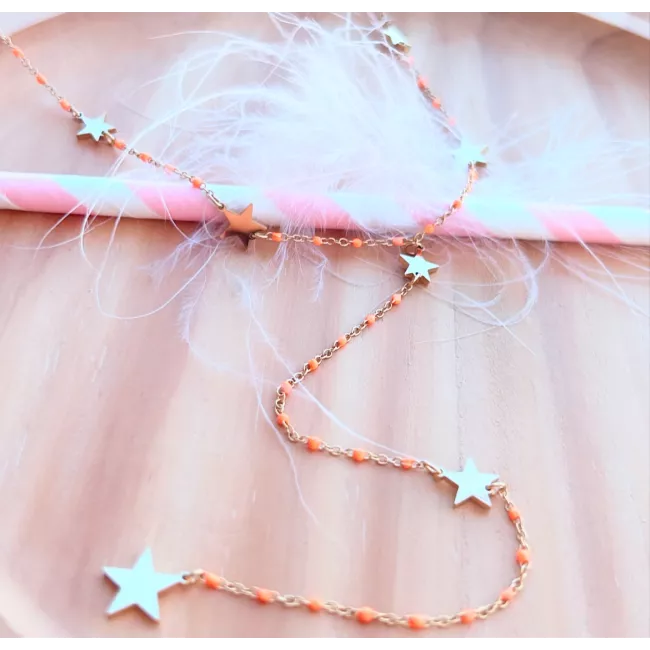 Collier acier doré Miss Lilou