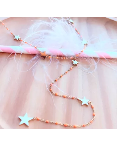 Collier acier doré Miss Lilou