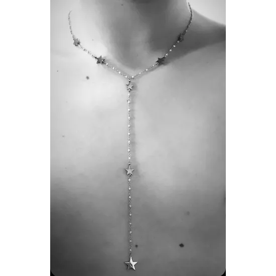 Collier acier doré Miss Lilou