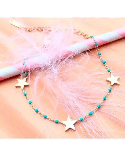 Bracelet acier doré Miss Lilou