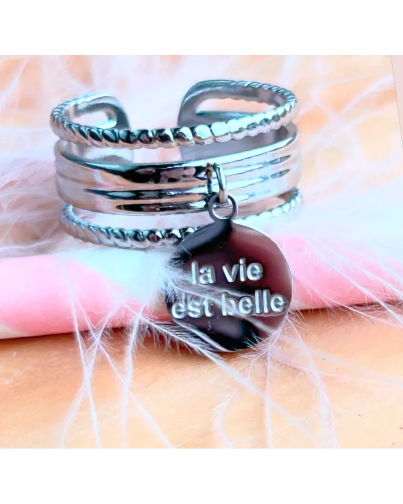 Bague Acier Livie
