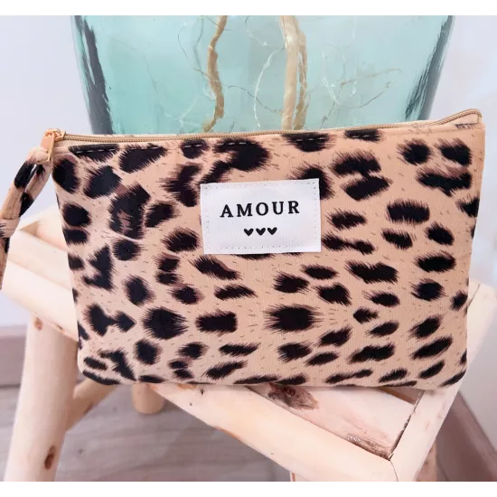 Pochette Léopard Amour