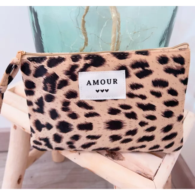 Pochette Léopard Amour
