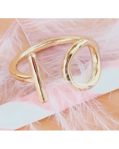 Bague Acier Cléo
