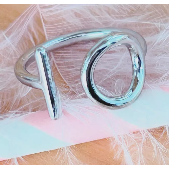 Bague Acier Cléo