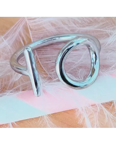 Bague Acier Cléo