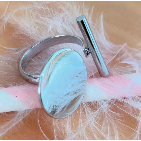 bague acier anaïs