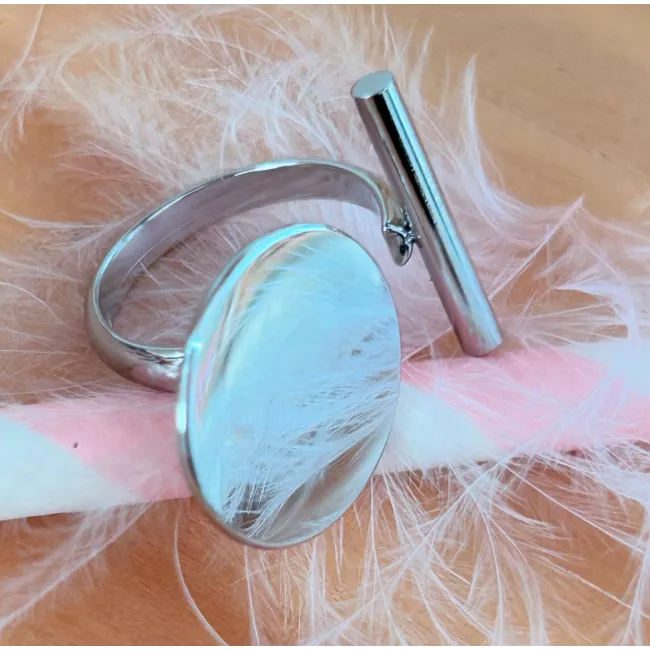 bague acier anaïs