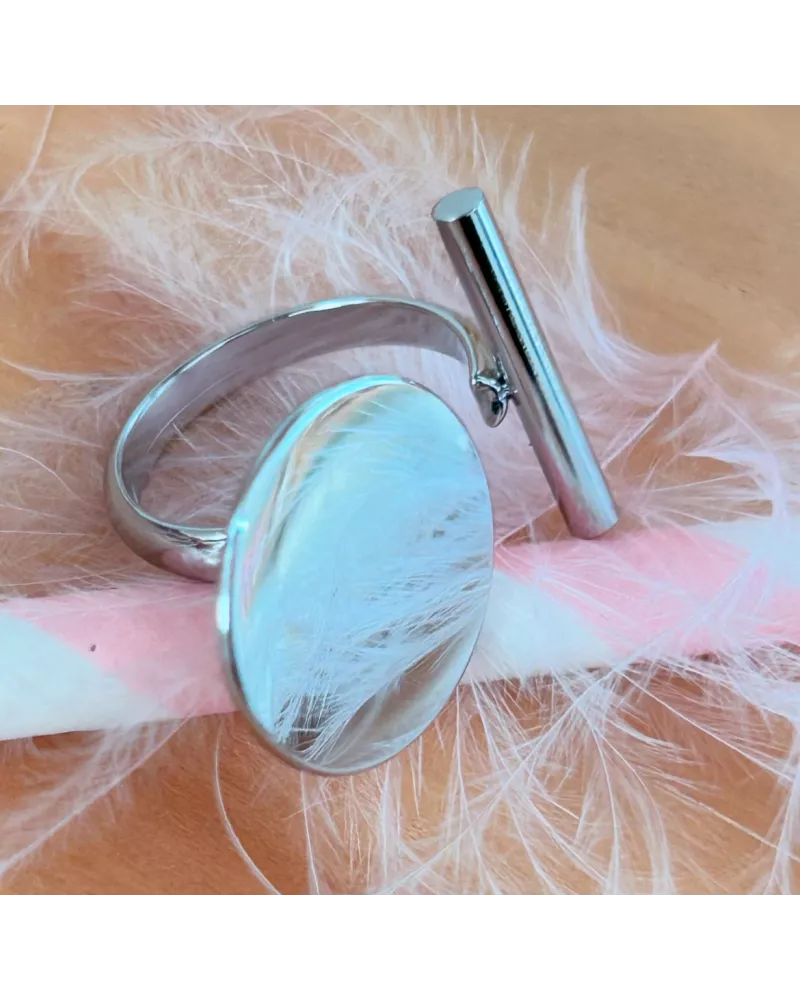 bague acier anaïs