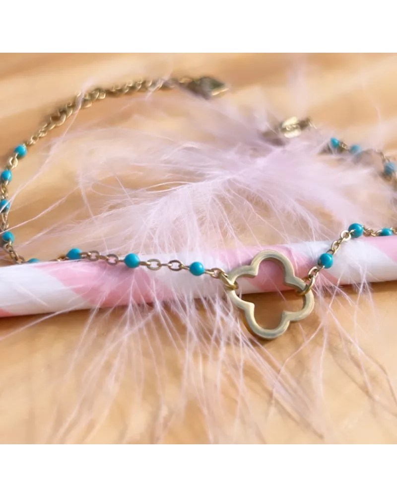 Bracelet acier doré Thésa