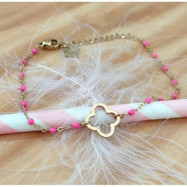 Bracelet acier doré Thésa