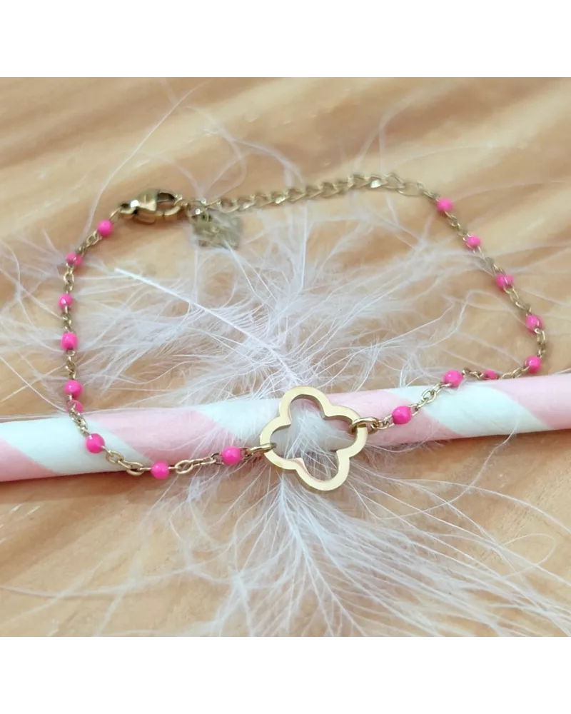 Bracelet acier doré Thésa
