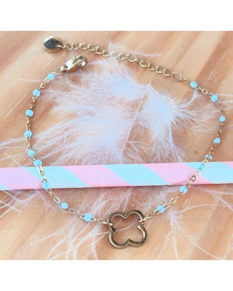 Bracelet acier doré Thésa