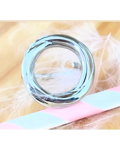 Bague acier Rosine