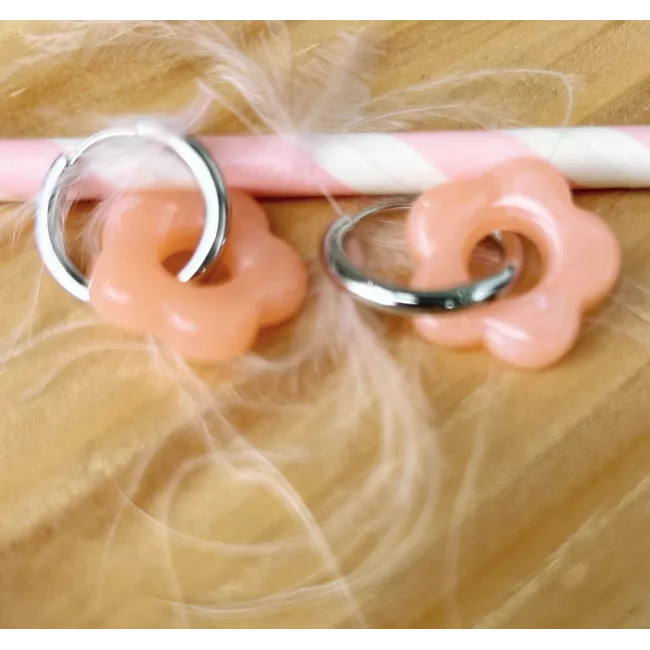 créoles acier et résine