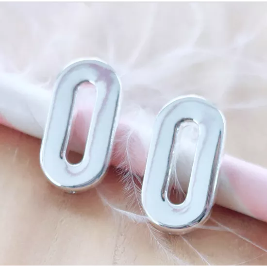 Boucles d'oreilles ovales