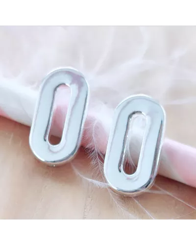 Boucles d'oreilles ovales