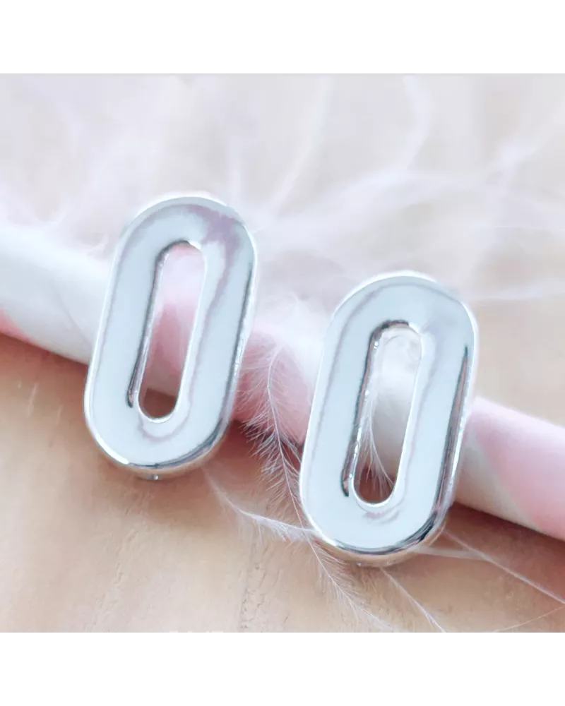 Boucles d'oreilles ovales