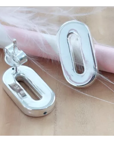 Boucles d'oreilles ovales