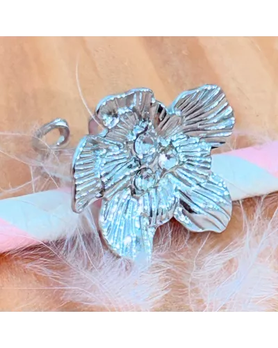 Bague Acier Floralia Bloom