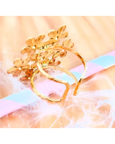 Bague Acier Floralia Pretty Bouquet