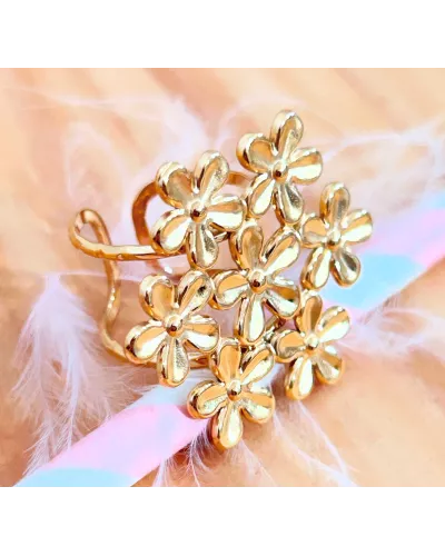 Bague Acier Floralia Pretty Bouquet