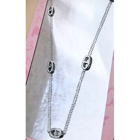 Sautoir acier Marina Chic