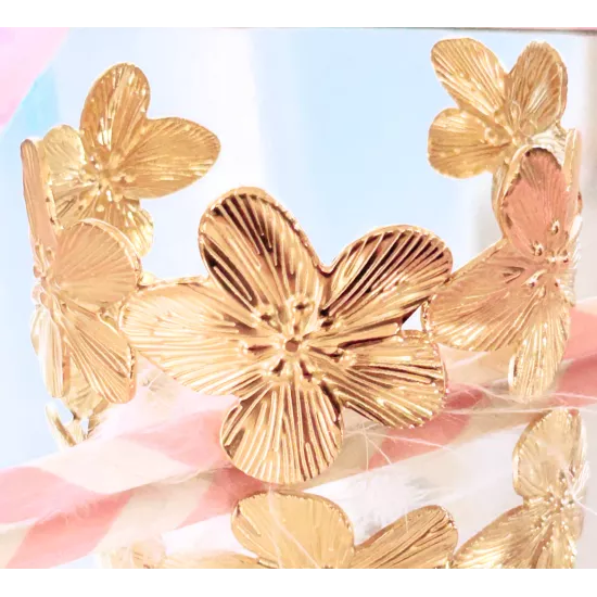 Jonc Acier Doré Miss Floralia