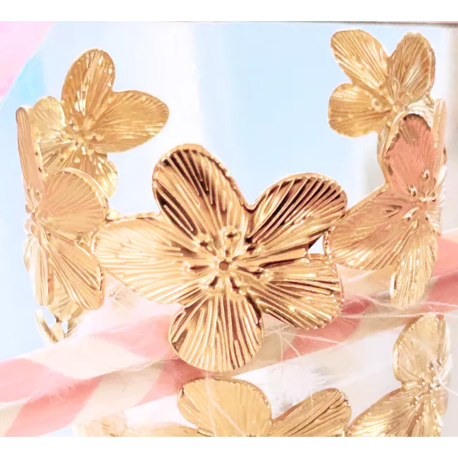 Jonc Acier Doré Miss Floralia