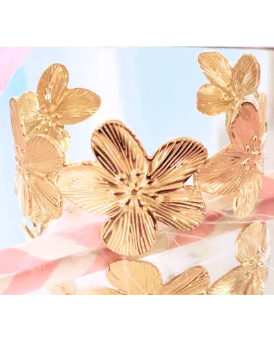 Jonc Acier Doré Miss Floralia