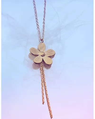 Collier Léonie Acier doré