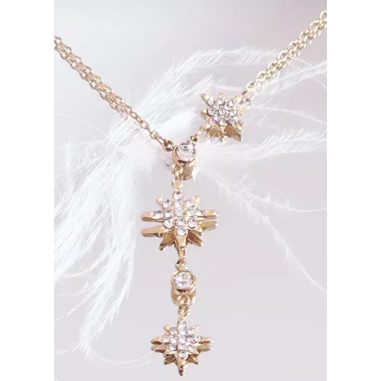 Collier Aurore Acier doré