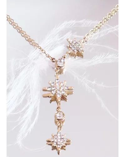 Collier Aurore Acier doré