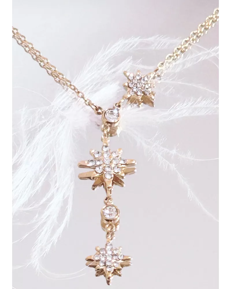 Collier Aurore Acier doré