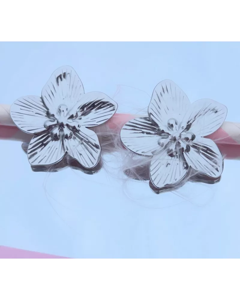 Boucles d'oreilles Acier Floralia Bloom Great