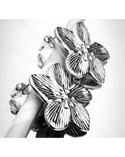 Boucles d'oreilles Acier Floralia Bloom Great
