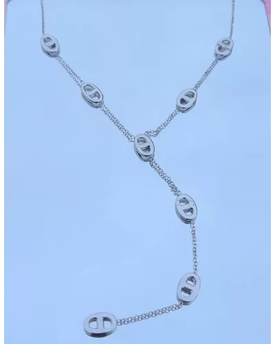 Collier acier Alba