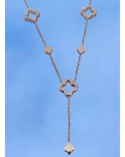 Collier acier Clélia