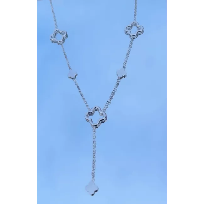 Collier acier Clélia