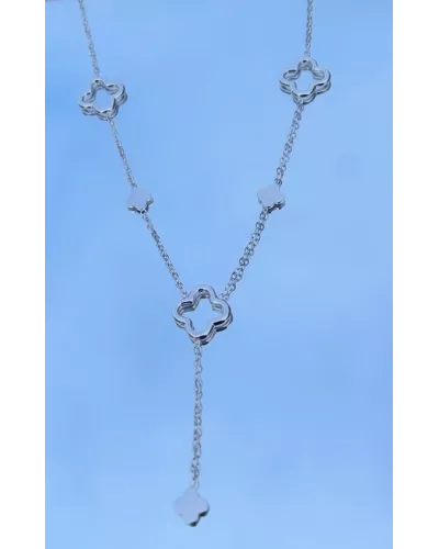 Collier acier Clélia