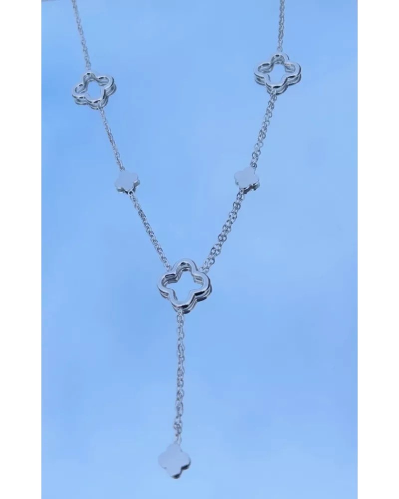 Collier acier Clélia