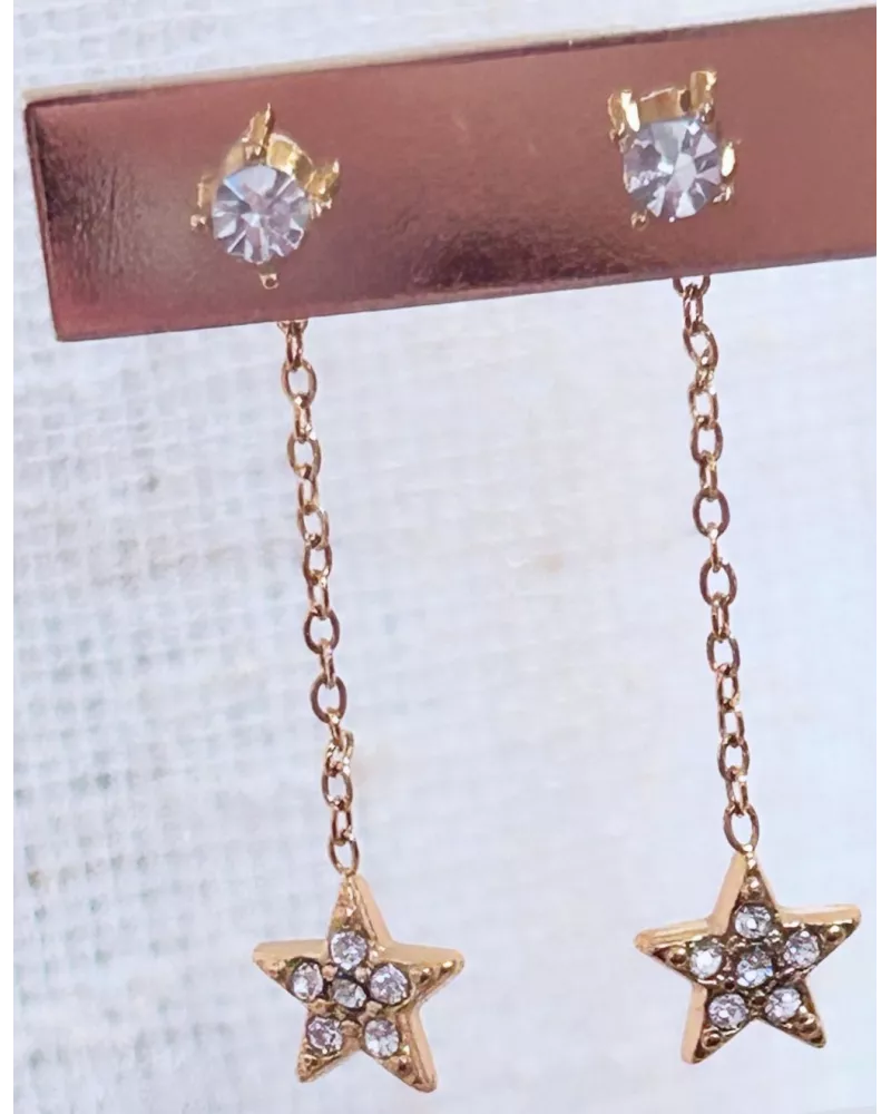 Boucles d'oreilles Alya en Acier