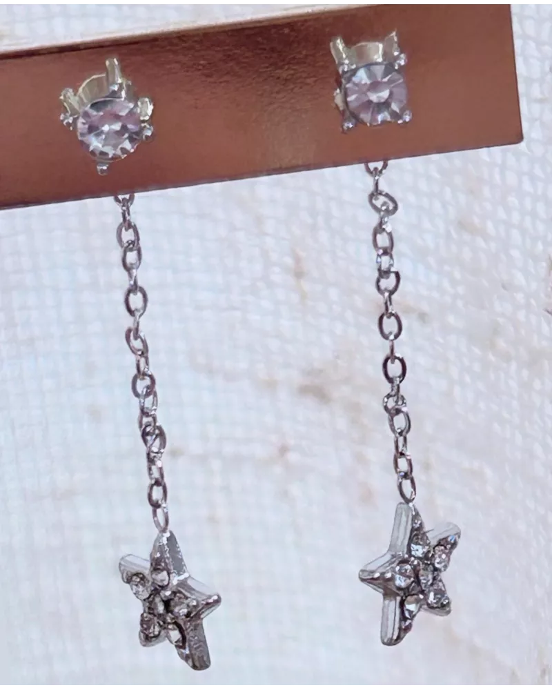 Boucles d'oreilles Alya en Acier