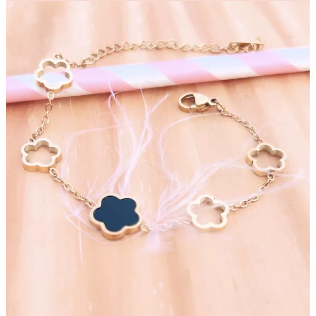 Bracelet acier doré Clélia Color