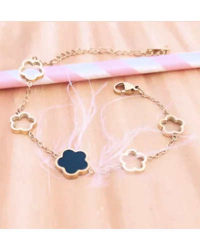 Bracelet acier doré Clélia Color