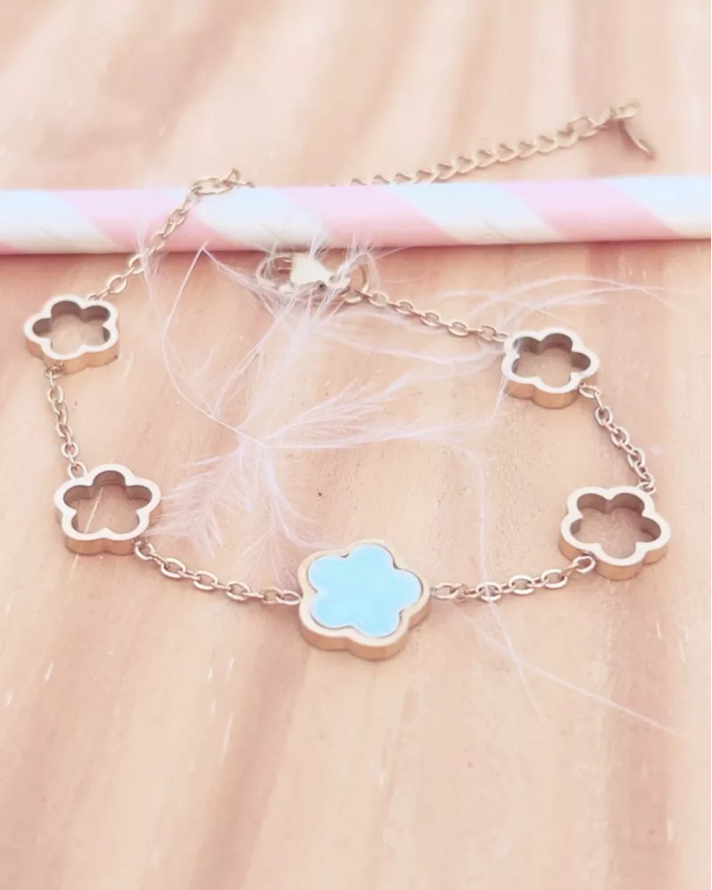 Bracelet acier doré Clélia Color