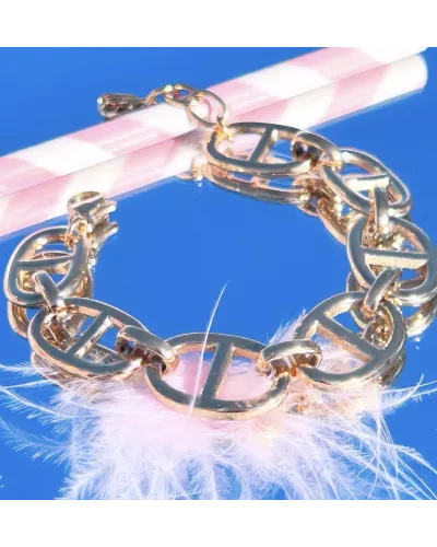Bracelet acier doré Marina Luxe