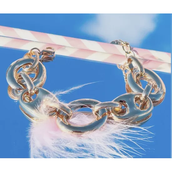 Bracelet acier doré Marina Luxe