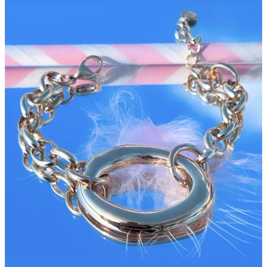 Bracelet acier doré Marina Luxe