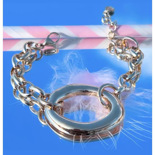 Bracelet acier doré Marina Luxe